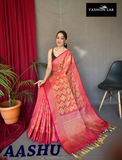 AASHU BY FASHION LAB PURE TISSUE SILK SAREE MANUFACTURER IN SURAT